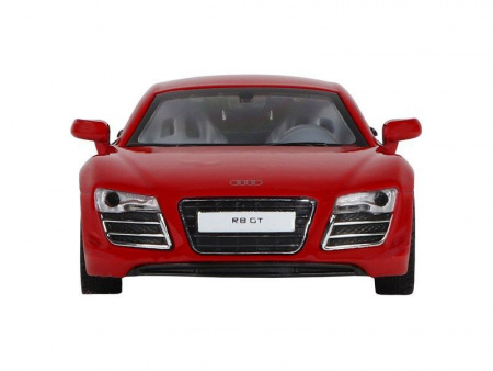 Фото Машина "АВТОПАНОРАМА" Audi R8 GT, красный, 1/32, свет, звук, инерция, в/к 17,5*13,5*9 см | Инномарт