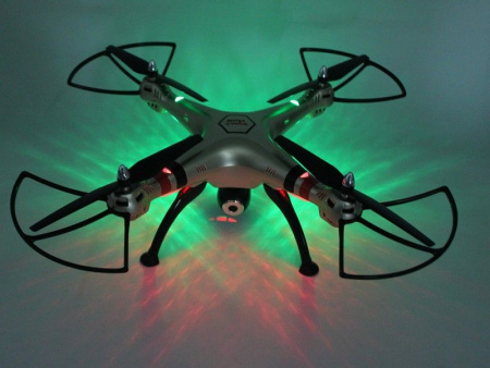 Фото Р/У квадрокоптер Syma X8HW с FPV трансляцией Wi-Fi, барометр 2.4G RTF | Инномарт