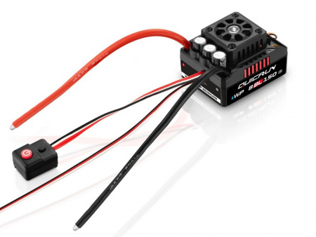 Фото Бесколлекторный бессенсорный регулятор Hobbywing QuicRun-WP-8BL150-G2 (150A-1080A, 1/8) | Инномарт