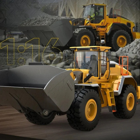 Фото Радиоуправляемый колесный погрузчик Double Eagle Volvo L260H 1/16 2.4G RTR | Инномарт