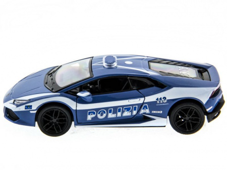 Фото Машина Kinsmart Lamborghini Huracan (Police) инерция (1/12шт.) 1:36 б/к | Инномарт