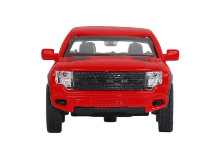 Фото Машина "АВТОПАНОРАМА" Ford F-150 SVT Raptor-2, красный, 1/52, инерция, в/к 17,5*12,5*6,5 см | Инномарт