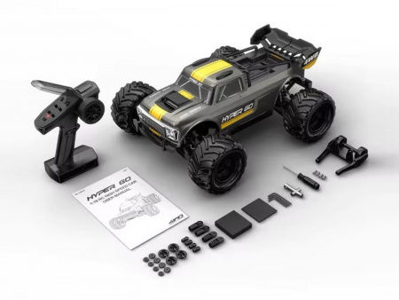 Фото Радиоуправляемый монстр MJX Hyper Go 10210 (серый) Brushless 4WD 2.4G 1/10, без ЗУ и акб | Инномарт