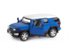 Фото Машина "АВТОПАНОРАМА" Toyota FJ Cruiser, синий, 1/32, свет, звук, инерция, в/к 17,5*13,5*9 см | Инномарт