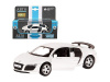 Фото Машина "АВТОПАНОРАМА" Audi R8 GT, белый металлик, 1/43, инерция, в/к 17,5*12,5*6,5 см | Инномарт