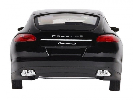 Фото Машина "АВТОПАНОРАМА" Porsche Panamera S, черный, 1/32, свет, звук, инерция, в/к 17,5*13,5*9 см | Инномарт