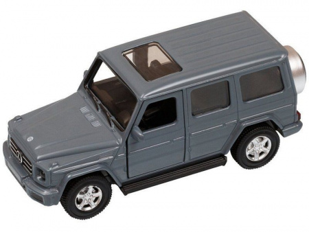 Фото Машина "АВТОПАНОРАМА" Mercedes-Benz G350d, серый, 1/42, инерция, откр. двери, в/к 17,5*12,5*6,5 см | Инномарт