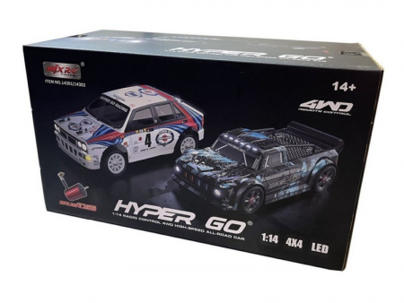 Фото Радиоуправляемая машина для дрифта MJX Hyper Go 14302 Lancia Delta Brushless 4WD 2.4G LED 1/14 RTR | Инномарт