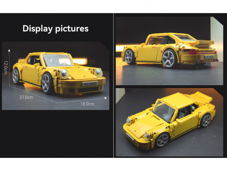Фото Конструктор CaDA спорткар RUF CTR Yellowbird 1/12 (1515 деталей) | Инномарт