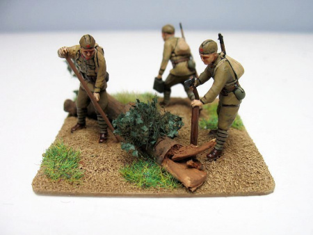 Фото Сборные солдатики ZVEZDA Советские саперы, 1/72 | Инномарт
