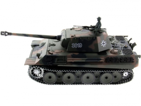 Фото Радиоуправляемый танк Heng Long Panther UpgradeA V6.0 2.4G 1/16 RTR | Инномарт