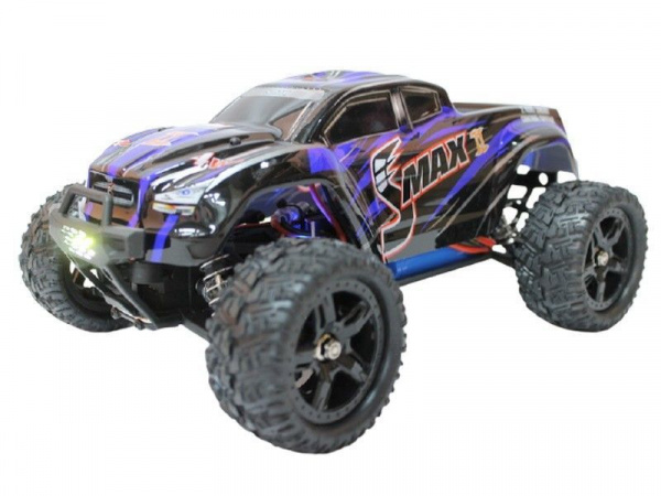 Радиоуправляемый монстр Remo Hobby SMAX V2.0 (синий) 4WD 2.4G 1/16 RTR | Инномарт