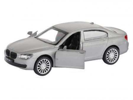 Фото Машина "АВТОПАНОРАМА" BMW 760 LI, серебряный, 1/46, инерция, в/к 17,5*12,5*6,5 см | Инномарт