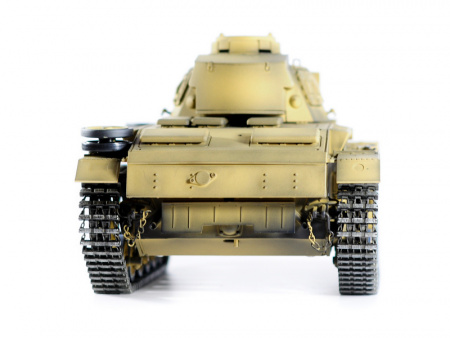 Фото Р/У танк Taigen 1/16 Panzerkampfwagen III (Германия) дым, свет (для ИК боя) V3 2.4G RTR пустыня | Инномарт