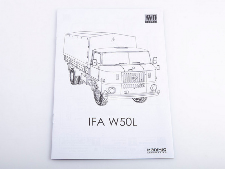 Фото Сборная модель AVD IFA W50L бортовой с тентом, 1/43 | Инномарт