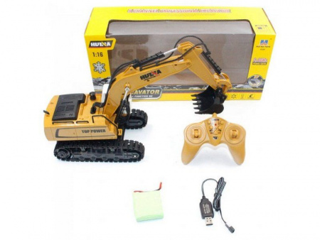 Фото Радиоуправляемый экскаватор HUI NA TOYS 2.4G 9CH 1/18 RTR | Инномарт