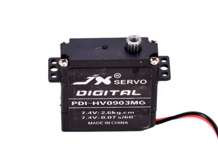 Фото Сервомашинка цифровая JX Servo PDI-HV0903MG (9.4г/2.6/0.07/7.4V) Mini | Инномарт