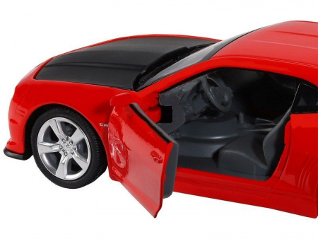 Фото Машина "АВТОПАНОРАМА" Chevrolet Camaro SS, красный, 1/32, свет, звук, инерция, в/к 17,5*13,5*9 см | Инномарт