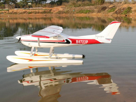 Фото Радиоуправляемый самолет Top RC Cessna 1.5m C185 PRO на поплавках KIT | Инномарт