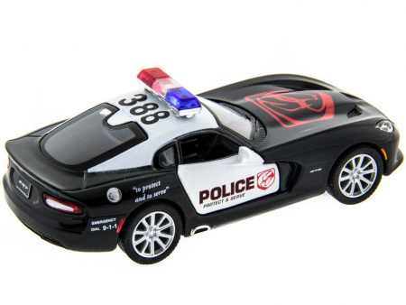 Фото Машина Kinsmart 1:40 SRT Viper Police в асс. инерция (1/12шт.) б/к | Инномарт