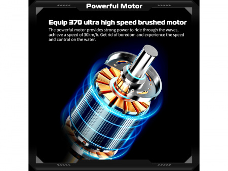 Фото Радиоуправляемый катер Flytec V003 (красный) 2.4G RTR | Инномарт