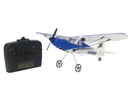Фото Радиоуправляемый самолет Volantex RC Sport Cub 400мм (синий) 2.4G 2ch LiPo RTF with Gyro | Инномарт