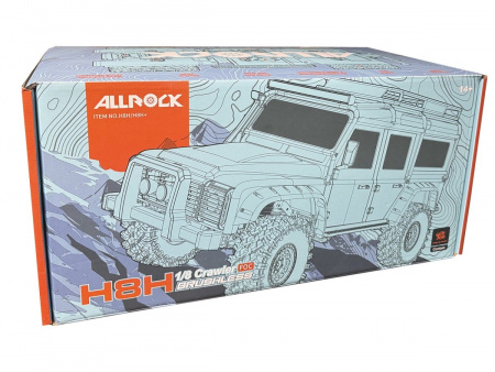 Фото Радиоуправляемый краулер MJX Hyper Go H8H (голубой) Brushless 4WD 2.4G LED 1/8, без ЗУ и акб | Инномарт