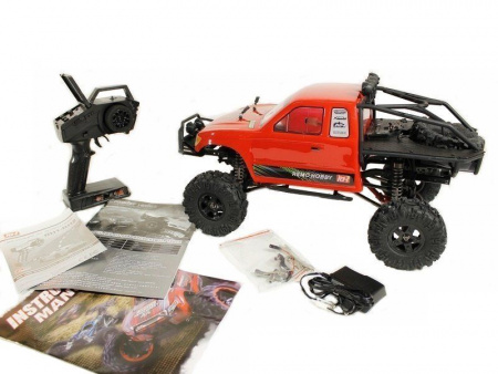 Фото Радиоуправляемый краулер Remo Hobby Trial Rigs Truck (красный) 4WD 2.4G 1/10 RTR | Инномарт