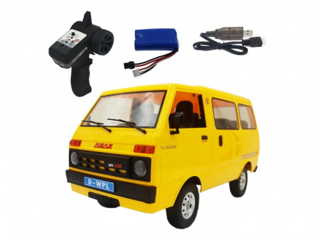 Фото Радиоуправляемый автомобиль WPL минивен (желтый) 2.4G 1/10 RTR | Инномарт