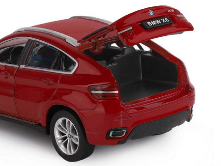 Фото Машина "АВТОПАНОРАМА" BMW X6, бордовый, 1/26, в/к 24,5*12,5*10,5 см | Инномарт