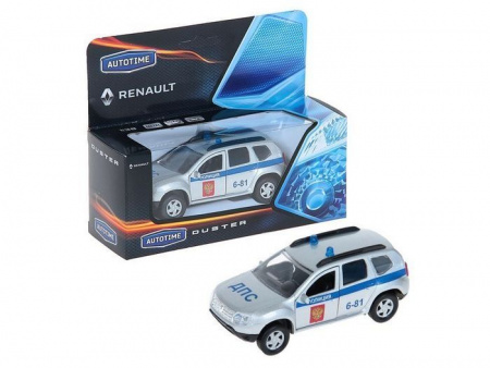 Фото Машина Autotime "RENAULT DUSTER" ДПС 1:38 | Инномарт