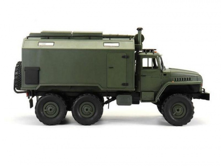 Фото Радиоуправляемая машина WPL военный грузовик B-36 (зеленый) 6WD 2.4G 1/16 RTR | Инномарт