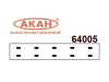 Фото Лак АКАН матовый (глухой), акриловый (при неодходимости разбавлять 64001 и отверждать 64012), 10 мл | Инномарт