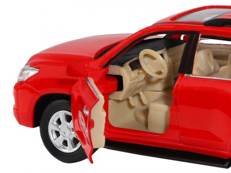 Фото Машина "АВТОПАНОРАМА" Lexus LX570, красный, 1/32, свет, звук, инерция, в/к 17,5*13,5*9 см | Инномарт