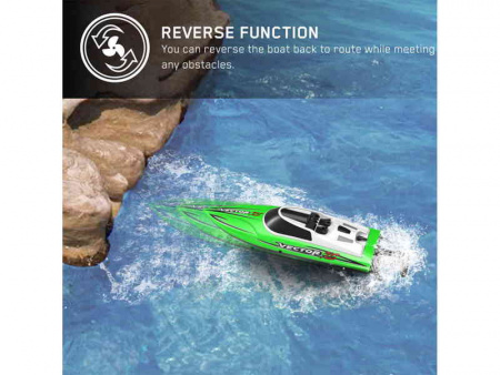 Фото Радиоуправляемый катер Volantex RC Vector XS зеленый 2.4G RTR | Инномарт