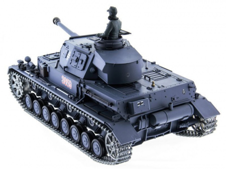 Фото Радиоуправляемый танк Heng Long Panzer IV (F2 Type) Professional V6.0 2.4G 1/16 RTR | Инномарт