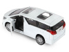 Фото Машина "АВТОПАНОРАМА" Toyota Alphard, белый, 1/43, инерция, откр. двери, в/к 17,5*12,5*6,5 см | Инномарт