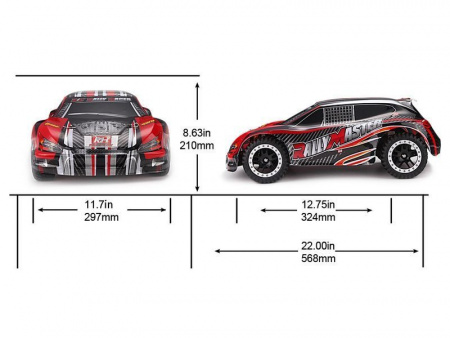 Фото Радиоуправляемая шоссейка Remo Hobby Rally Master (оранжевая) 4WD 2.4G 1/8 RTR | Инномарт