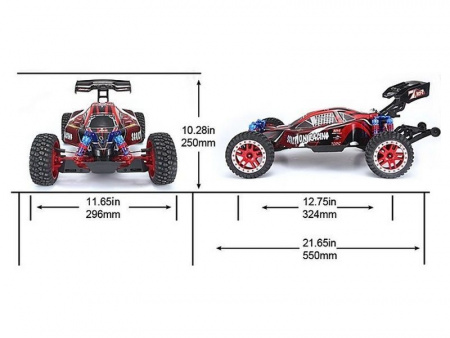 Фото Радиоуправляемая багги Remo Hobby Scorpion Brushless (красная) 4WD 2.4G 1/8 RTR | Инномарт