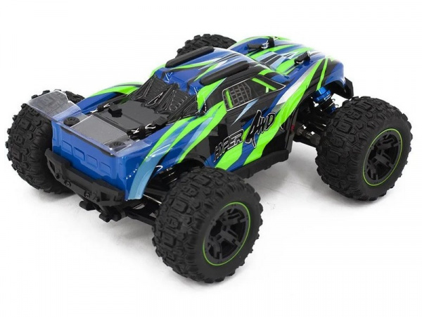 Радиоуправляемый монстр MJX Hyper Go 16108 (зеленый) 4WD 2.4G LED 1/16 RTR | Инномарт