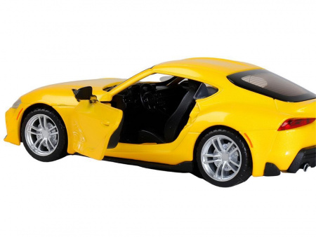Фото Машина "АВТОПАНОРАМА" Toyota Supra [US], 1/31, желтый, откр. двери, свет, звук, в/к 18*9*13,5 см | Инномарт