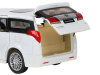 Фото Машина "АВТОПАНОРАМА" Toyota Alphard, белый, 1/29, свет, звук, инерция, в/к 20*10*11 см | Инномарт