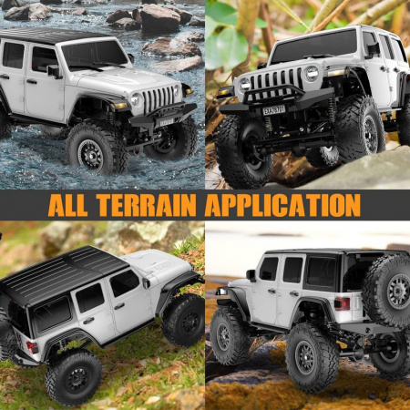 Фото Радиоуправляемый краулер Volantex RC 787-1 белый 4WD 2.4G 1/24 RTR | Инномарт