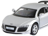 Фото Машина "АВТОПАНОРАМА" Audi R8 GT, серебро, 1/43, инерция, в/к 17,5*12,5*6,5 см | Инномарт