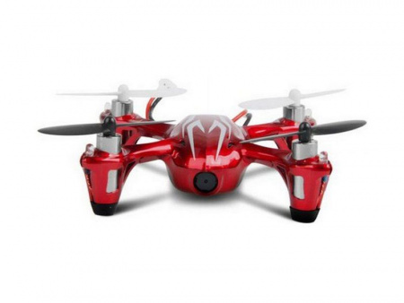 Фото Р/У квадрокоптер Hubsan X4 HD камера 2.4G (красно-серебристый) | Инномарт