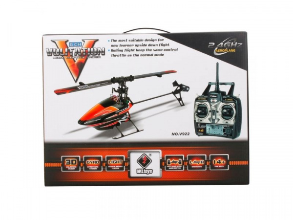 Р/У вертолет WLToys V922 6ch 2.4G RTF | Инномарт