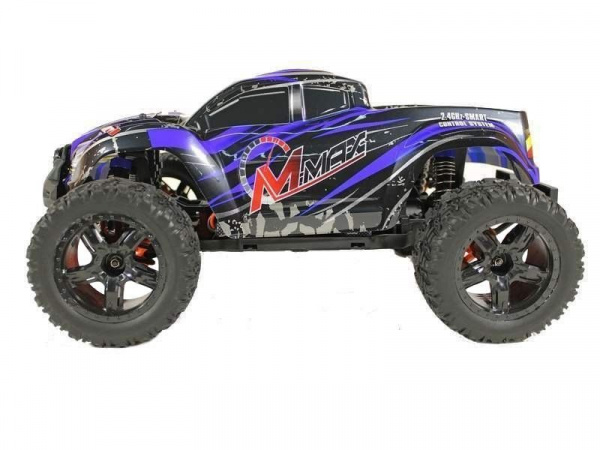 Радиоуправляемый монстр Remo Hobby MMAX Brushless UPGRADE (синий) 4WD 2.4G 1/10 RTR | Инномарт