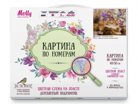 Фото Картина по номерам с цветной схемой 40х50 КОТИНОВА Г. ЛЕТНИЙ ДЕНЬ НА ДАЧЕ (32 цвета) | Инномарт