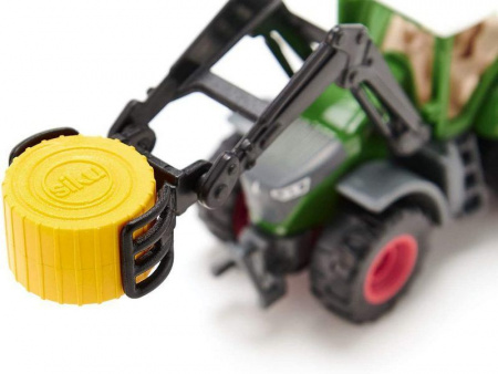 Фото Трактор Siku 1539 Fendt 1050 Vario с фронтальным погрузчиком для захвата тюков | Инномарт