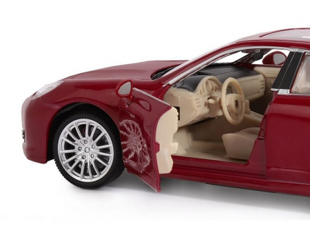 Фото Машина "АВТОПАНОРАМА" Porsche Panamera S, красный, 1/24, в/к 24,5*12,5*10,5 см | Инномарт